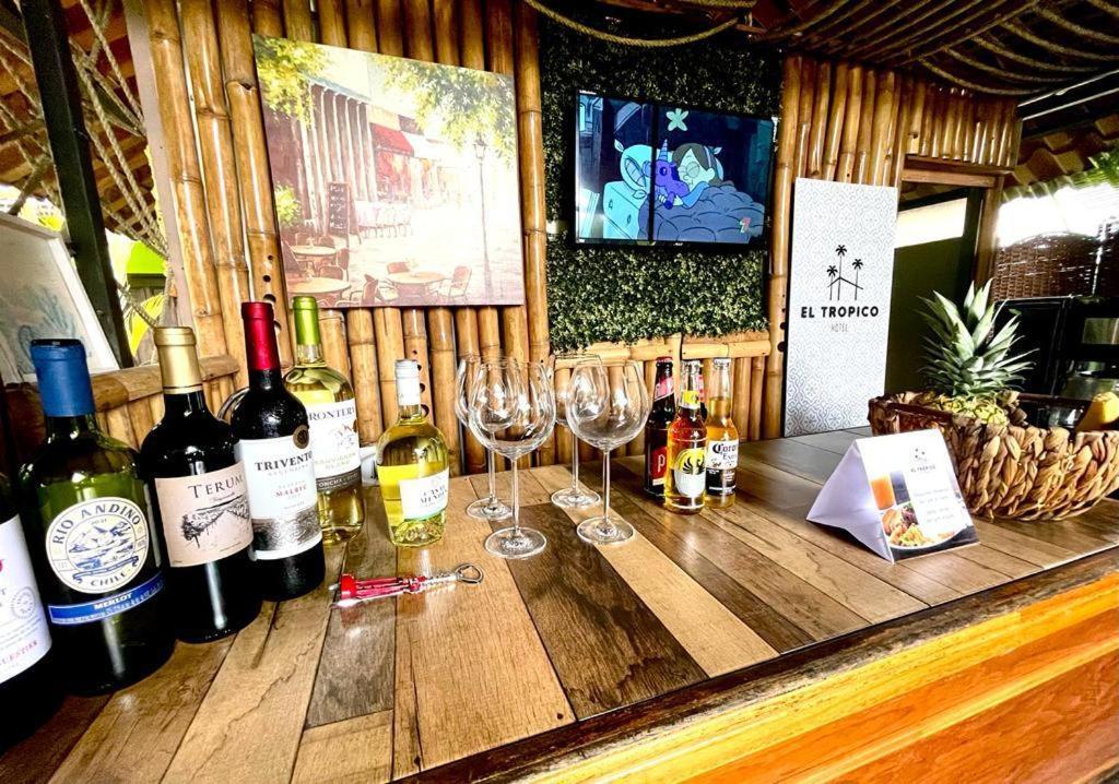 Hotel Y Cabinas Del Tropico Guápiles Eksteriør billede
